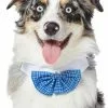 Frisco Plaid Dog & Cat Bow Tie, Blue -Dog Cat Corner 248727 MAIN. SY630 V1614364290
