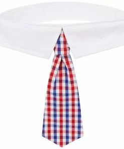 Frisco Plaid Dog & Cat Neck Tie, Red & Blue 8 Frisco Plaid Dog & Cat Neck Tie, Red & Blue -Dog Cat Corner 248739 PT3. SY630 V1614366091