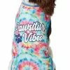 Frisco Pawsitive Vibes Tiedye Print Dog & Cat T-Shirt 2 Frisco Pawsitive Vibes Tiedye Print Dog & Cat T-Shirt -Dog Cat Corner 248782 MAIN. SY630 V1644959489