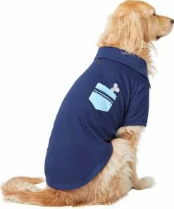 Frisco Dog & Cat Polo Shirt with Accent Pocket