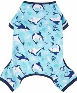 Frisco Happy Shark Dog & Cat Jersey PJs -Dog Cat Corner 249122 PT3. SY630 V1614006406