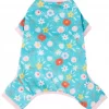 Frisco Teal Floral Dog & Cat Jersey PJs -Dog Cat Corner 249132 MAIN. SY630 V1637716621