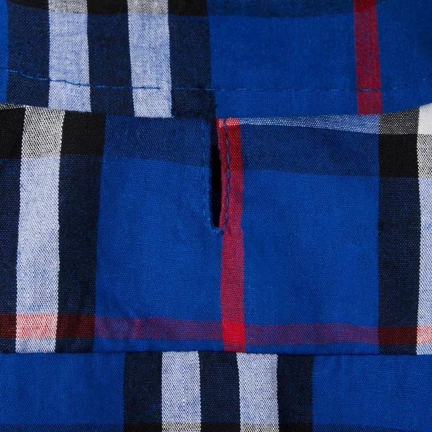 Frisco Plaid Dog & Cat Button Up Shirt, Navy Plaid 7 Frisco Plaid Dog & Cat Button Up Shirt, Navy Plaid - Image 5