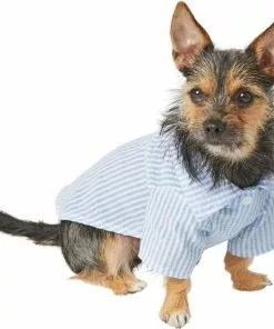 Frisco Striped Lightweight Dog & Cat Button Up Shirt -Dog Cat Corner 249187 PT2. SY630 V1624605157
