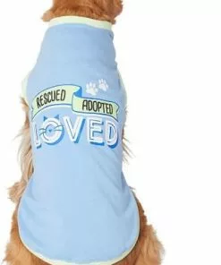 Frisco Rescued, Adopted, Loved Dog & Cat T-Shirt, Blue 10 Frisco Rescued, Adopted, Loved Dog & Cat T-Shirt, Blue -Dog Cat Corner 249195 PT2. SY630 V1624592265
