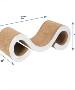 Frisco Cat Scratcher & Lounge Curl with Catnip -Dog Cat Corner 249601 PT1. SY630 V1611084672