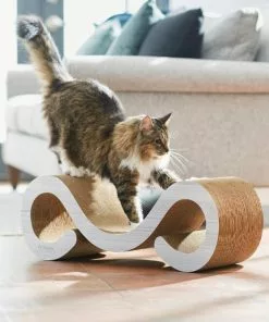 Frisco Cat Scratcher & Lounge Curl with Catnip -Dog Cat Corner 249601 PT5. SY630 V1611325596