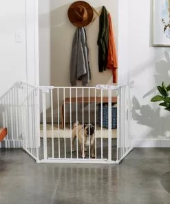 Frisco Steel 3-Panel Configurable Dog Gate -Dog Cat Corner 250606 PT3. SY630 V1616073853