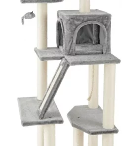 Frisco 68-in Faux Fur Cat Tree & Condo 8 Frisco 68-in Faux Fur Cat Tree & Condo -Dog Cat Corner 252536 PT2. SY630 V1614966091