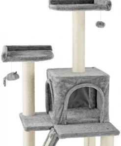 Frisco 68-in Faux Fur Cat Tree & Condo 9 Frisco 68-in Faux Fur Cat Tree & Condo -Dog Cat Corner 252536 PT3. SY630 V1614966083