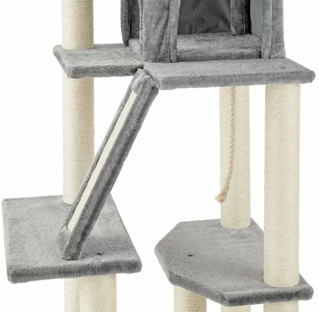 Frisco 68-in Faux Fur Cat Tree & Condo 6 Frisco 68-in Faux Fur Cat Tree & Condo - Image 4