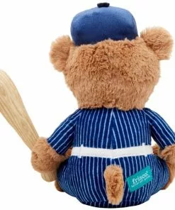 Frisco Baseball Bear Plush Squeaky Dog Toy, Blue -Dog Cat Corner 252742 PT2. SY630 V1613158576