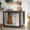 Frisco Double Door Furniture Style Dog Crate, Brown -Dog Cat Corner 253035 MAIN. SY630 V1635346058