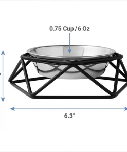 Frisco Elevated Stainless Steel Dog & Cat Bowl with Metal Stand -Dog Cat Corner 253054 PT1. SY630 V1618857260