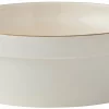Frisco Gold Trim Melamine Dog & Cat Bowl, Cream -Dog Cat Corner 253062 MAIN. SY630 V1616595754