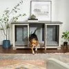 Frisco "Denver" Dog Crate Credenza & Mat Kit 1 Frisco "Denver" Dog Crate Credenza & Mat Kit -Dog Cat Corner 255326 MAIN. SY630 V1617136902