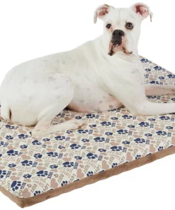 Frisco Micro Terry & Novelty Print Reversible Orthopedic Dog Crate Mat -Dog Cat Corner 255342 PT2. SY630 V1616087316