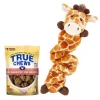 Frisco||True Chews Frisco Bungee Plush Squeaking Giraffe Dog Toy & True Chews Premium Chicken Pot Pie Recipe Dog Treats -Dog Cat Corner 255467 MAIN. SY630 V1604097397