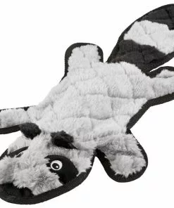 Frisco Flat Plush Squeaking Alligator Dog Toy, Medium & Frisco Flat Plush Squeaking Raccoon Dog Toy, Medium -Dog Cat Corner 255471 PT3. SY630 V1602691593