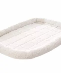 Frisco Heavy Duty Fold & Carry Single Door Collapsible Wire Dog Crate & Frisco Quilted Dog Crate Mat, Ivory -Dog Cat Corner 255555 PT3. SY630 V1603545098