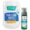 Frisco||Vet's Best Frisco Moisturizing Tear Stain Wipes with Organic Aloe for Dogs & Cats & Vet's Best Waterless Cat Bath, 4-oz bottle -Dog Cat Corner 255583 MAIN. SY630 V1604072543