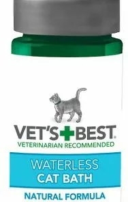 Frisco||Vet's Best Frisco Moisturizing Tear Stain Wipes with Organic Aloe for Dogs & Cats & Vet's Best Waterless Cat Bath, 4-oz bottle -Dog Cat Corner 255583 PT3. SY630 V1604072543
