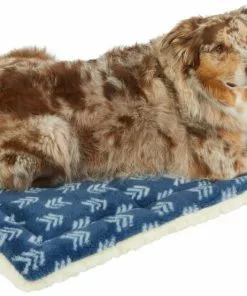 Frisco Plush Tri-fold Arrow Print Dog Crate Mat -Dog Cat Corner 255995 PT2. SY630 V1616092288