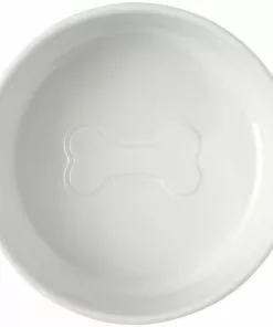 Frisco Ceramic Food Dog & Cat Bowl with Wood Base -Dog Cat Corner 256042 PT5. SY630 V1615317408