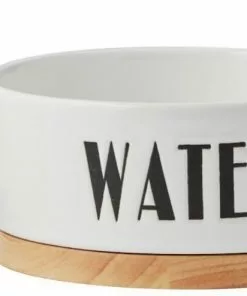 Frisco Ceramic Water Dog & Cat Bowl with Wood Base -Dog Cat Corner 256046 PT6. SY630 V1617037646 scaled