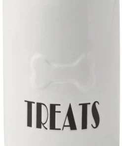 Frisco Ceramic Treat Jar with Wood Lid