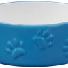 Frisco Paw Prints Non-skid Ceramic Dog & Cat Bowl, Blue 1 Frisco Paw Prints Non-skid Ceramic Dog & Cat Bowl, Blue -Dog Cat Corner 256067 MAIN. SY630 V1615299771