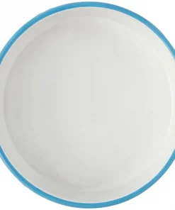 Frisco Paw Prints Non-skid Ceramic Dog & Cat Bowl, Blue -Dog Cat Corner 256067 PT5. SY630 V1615312037