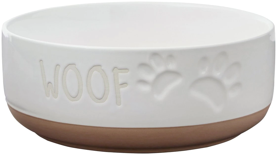 Frisco Paw Prints Non-skid Ceramic Bowl, 7.75 Cups 3 Frisco Paw Prints Non-skid Ceramic Bowl, 7.75 Cups