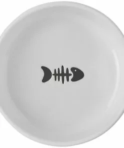 Frisco Round Meow Non-skid Ceramic Cat Bowl with Wood Base, 1.25 cups 12 Frisco Round Meow Non-skid Ceramic Cat Bowl with Wood Base, 1.25 cups -Dog Cat Corner 256078 PT4. SY630 V1615312284