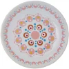Frisco Kaleidoscope Pattern Non-skid Ceramic Cat Dish, Pink, 0.62 Cup -Dog Cat Corner 256084 MAIN. SY630 V1618494733