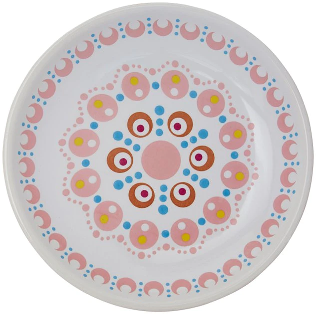 Frisco Kaleidoscope Pattern Non-skid Ceramic Cat Dish, Pink, 0.62 Cup 3 Frisco Kaleidoscope Pattern Non-skid Ceramic Cat Dish, Pink, 0.62 Cup