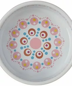 Frisco Kaleidoscope Pattern Non-skid Ceramic Cat Dish, Pink, 1.62 Cup -Dog Cat Corner 256086 PT4. SY630 V1615312310