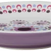 Frisco Kaleidoscope Pattern Non-skid Ceramic Cat Dish, Purple, 0.62 Cup -Dog Cat Corner 256088 MAIN. SY630 V1617042702