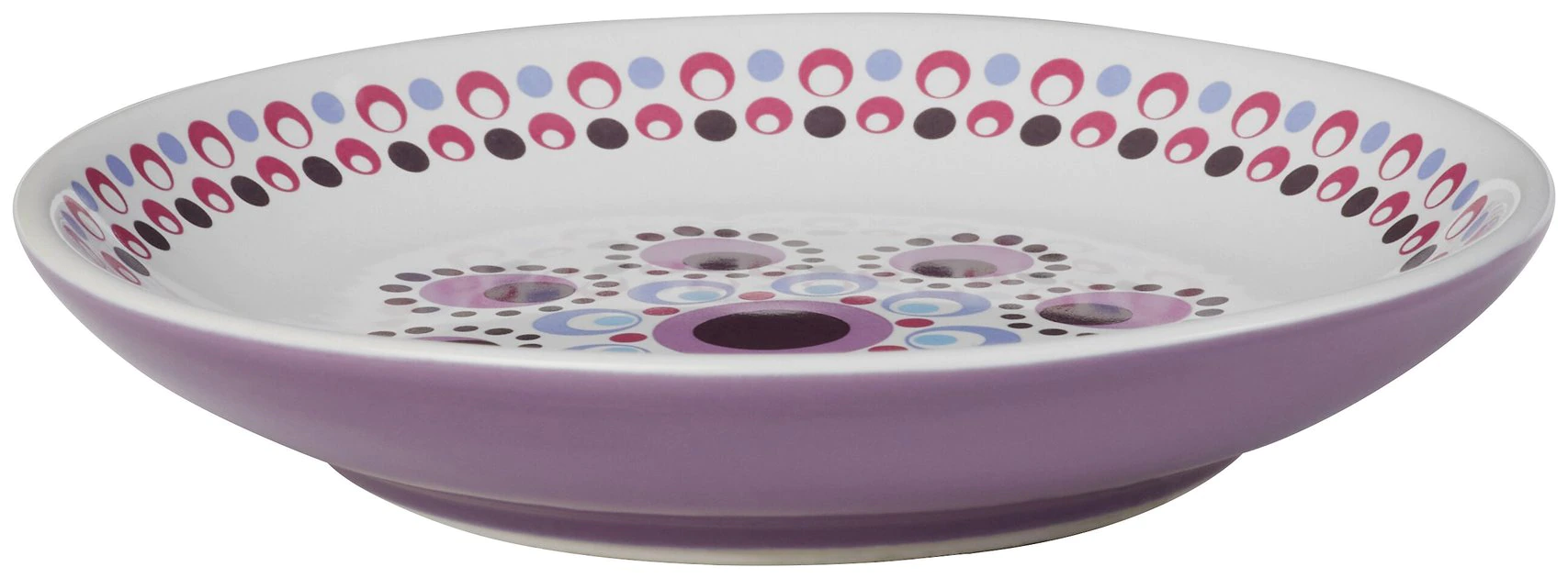 Frisco Kaleidoscope Pattern Non-skid Ceramic Cat Dish, Purple, 0.62 Cup 3 Frisco Kaleidoscope Pattern Non-skid Ceramic Cat Dish, Purple, 0.62 Cup