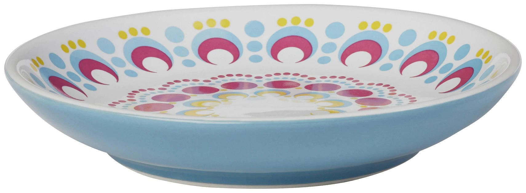 Frisco Kaleidoscope Pattern Non-skid Ceramic Cat Dish, Blue, 0.62 Cup 3 Frisco Kaleidoscope Pattern Non-skid Ceramic Cat Dish, Blue, 0.62 Cup