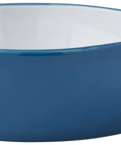 Frisco Fish Shaped Non-skid Ceramic Cat Bowl, 1.37 Cups