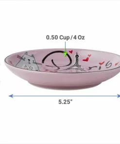 Frisco Paris Non-skid Ceramic Cat Dish, 0.62 Cup -Dog Cat Corner 256115 PT3. SY630 V1618494747