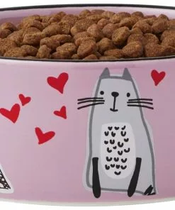 Frisco Paris Non-skid Ceramic Cat Dish, 1.62 Cup -Dog Cat Corner 256117 PT3. SY630 V1615311168