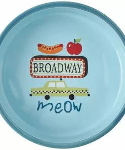 Frisco New York Non-skid Ceramic Cat Bowl, 1.62 Cups -Dog Cat Corner 256121 PT4. SY630 V1615312925