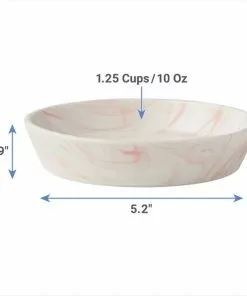 Frisco Marble Design Non-skid Ceramic Cat Bowl, 1.25 Cups -Dog Cat Corner 256125 PT2. SY630 V1616697450