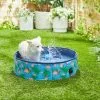 Frisco Outdoor Dog Swimming Pool, Flamingo Print