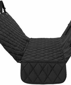 Frisco Premium Quilted Water Resistant Hammock Car Seat Cover with Seatbelt Tether & Travel Bag -Dog Cat Corner 258357 PT2. SY630 V1620161136