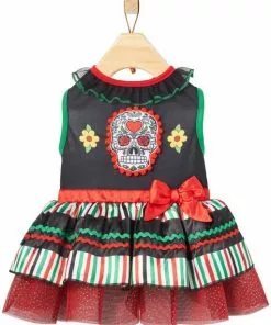 Frisco Day of the Dead Dog & Cat Costume Dress -Dog Cat Corner 261076 PT4. SY630 V1622038680