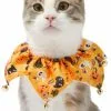 Frisco Whimsical Halloween Cat Collar Ruffle, One Size
