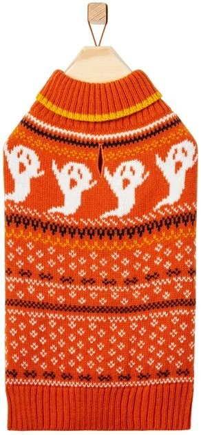 Frisco Ghost Fair Isle Dog & Cat Sweater 6 Frisco Ghost Fair Isle Dog & Cat Sweater - Image 4